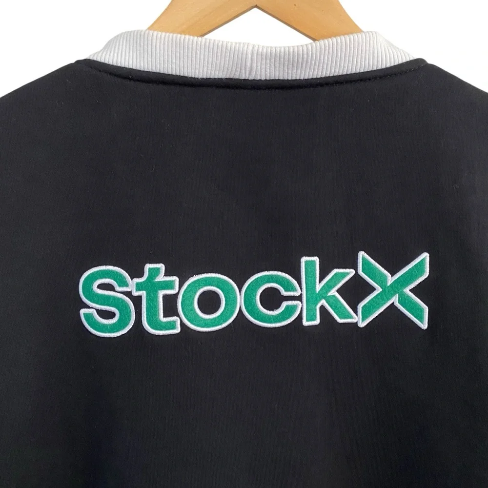 StockX Letterman Sweater Varsity Cardigan Fleece Jacket Employee Issued Medium